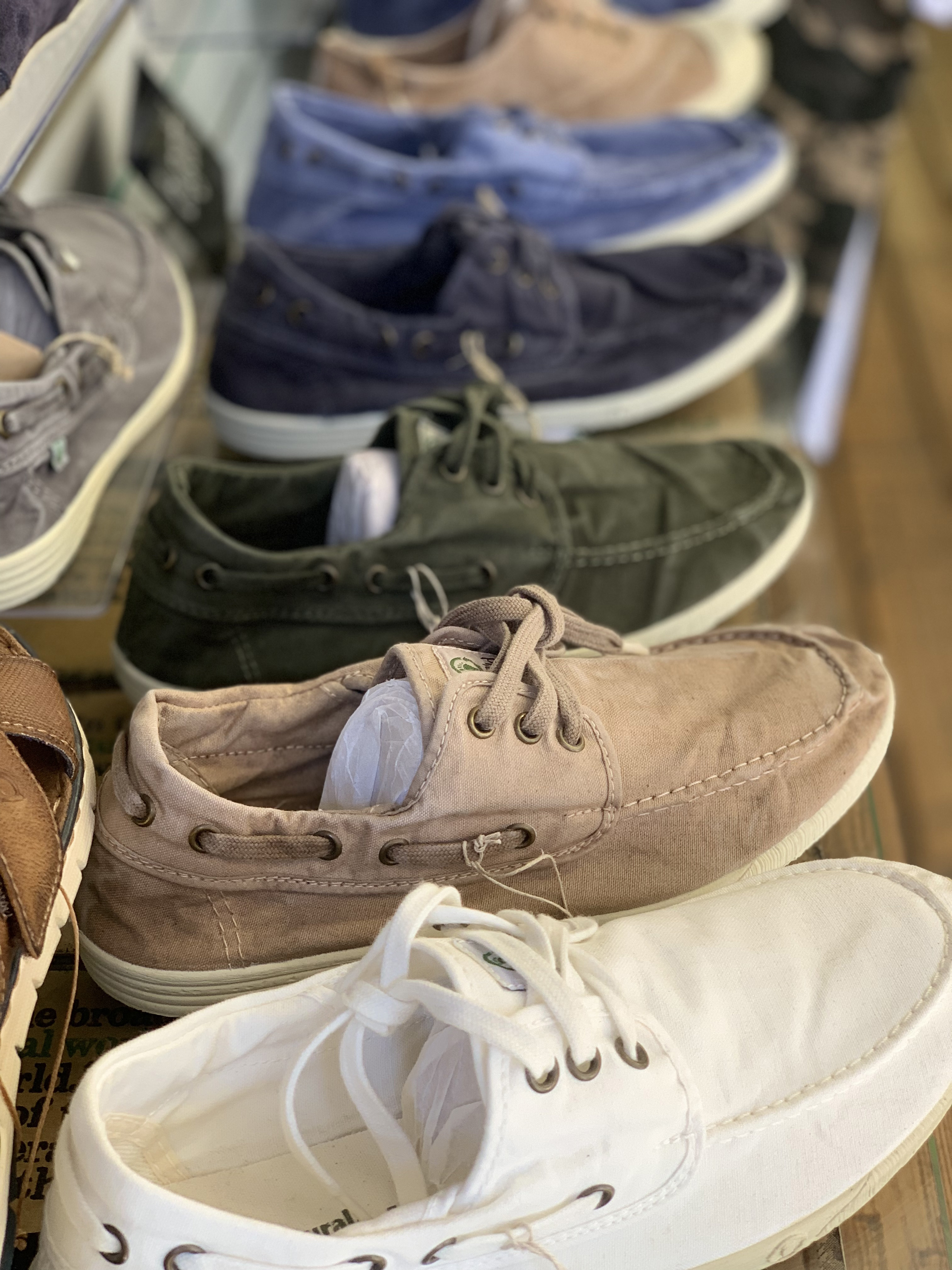 chaussures bateau natural world